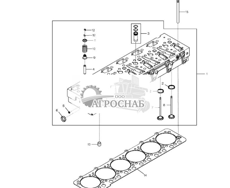 5101 Головка блока цилиндров с клапанами - ST130096 117.jpg